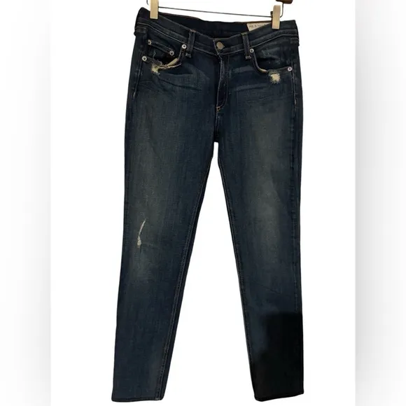 Rag &amp; Bone‎ Skinny Jeans Destroyed Color Size 30 Style W1502K520