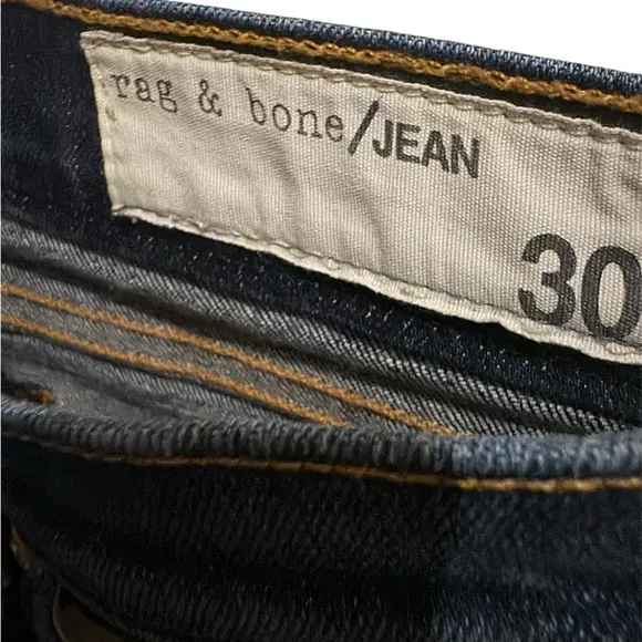 Rag &amp; Bone‎ Skinny Jeans Destroyed Color Size 30 Style W1502K520