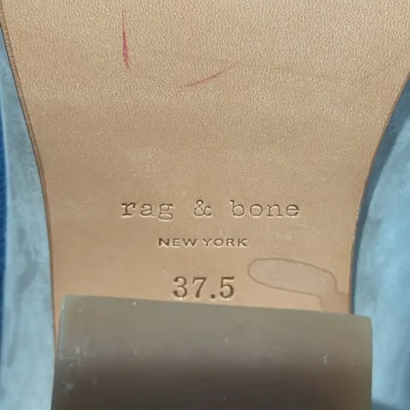 Rag &amp; Bone Women’s Grey Suede Harrow Boots Size 37.5/7.5