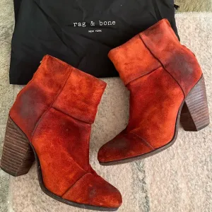 Rag and Bone Distressed Suede Boots