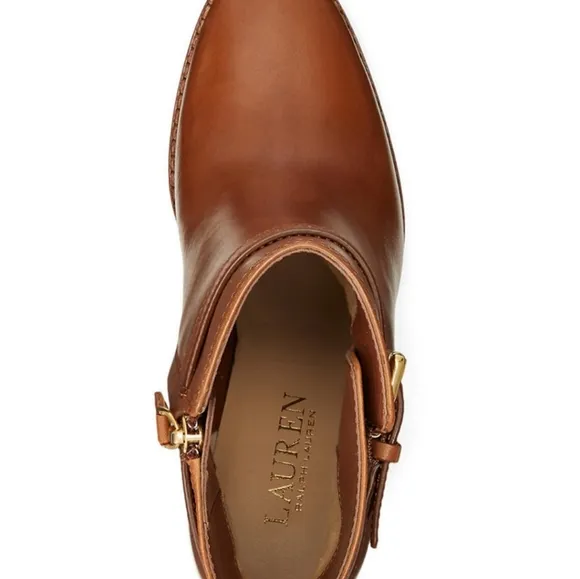 Ralph Lauren booties ( Leather )