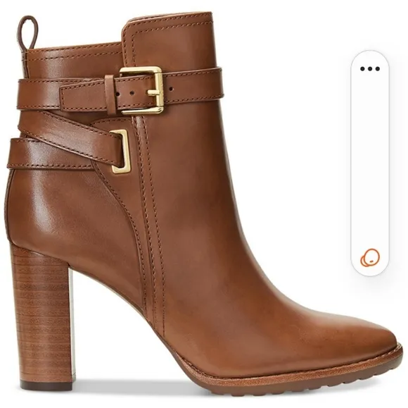 Ralph Lauren booties ( Leather )