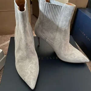 Ralph Lauren collection Purple label suede dove grey boots , NEW‍‍‍‍‍‍‍‍…‍‍