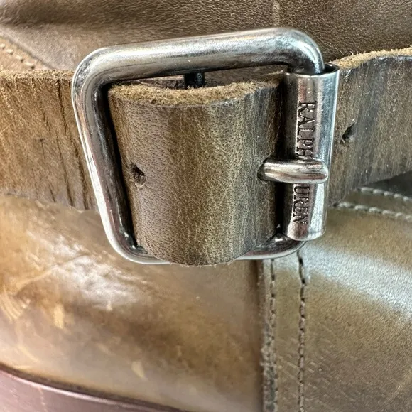 Ralph Lauren Vintage Tan Leather Boots