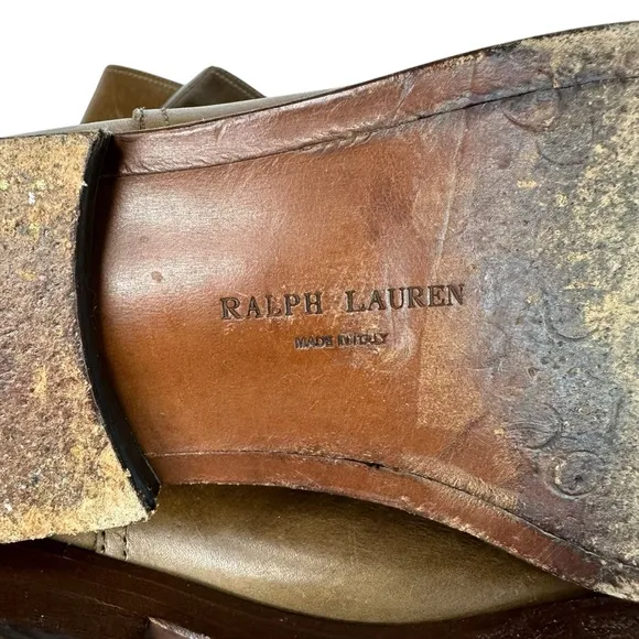 Ralph Lauren Vintage Tan Leather Boots