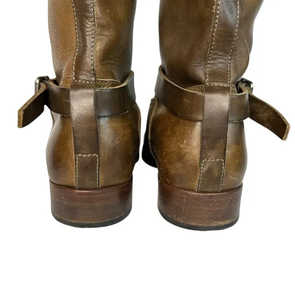 Ralph Lauren Vintage Tan Leather Boots