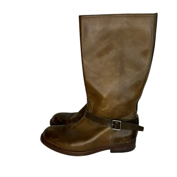 Ralph Lauren Vintage Tan Leather Boots