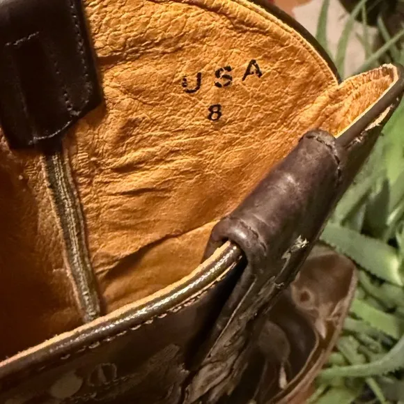Ranchers Boot Co Women's Sz 8 Embroidered Leather Cowboy Boots Straight From TX!