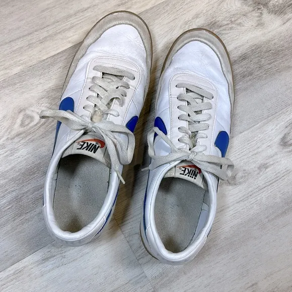 Rare Nike Killshot 2 White Soar Blue Athletic Sneakers /432997-116 / Men’s Sz 12