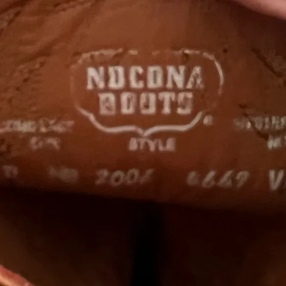 Rare Vintage Nocona Black Cherry Western Cowboy Boots Men's