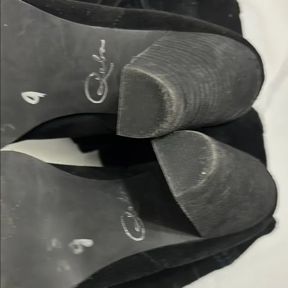 Reba Black Suede Women's Boots
