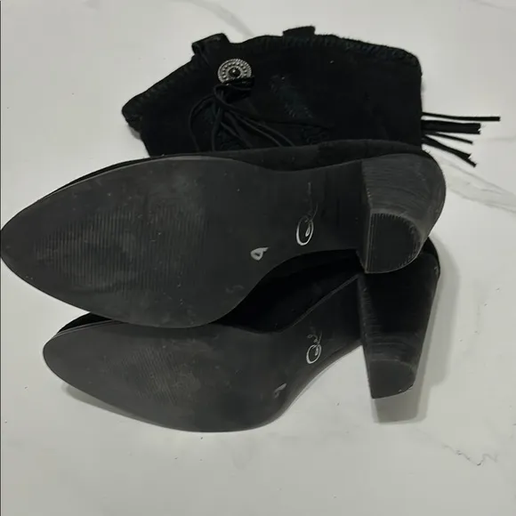 Reba Black Suede Women's Boots