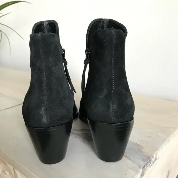 Rebecca Minkoff Western Boots Lulu Floral Embroidered Suede Leather Boots 9.5