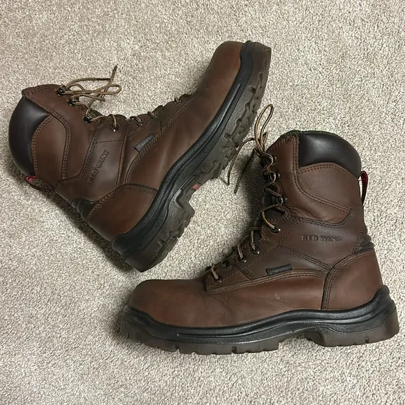 RED WING 8” Waterproof, Insulated, Safety Toe Boot, King Toe, Size 8.5
