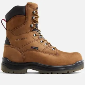 RED WING 8” Waterproof, Insulated, Safety Toe Boot, King Toe, Size 8.5