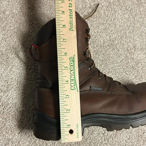 RED WING 8” Waterproof, Insulated, Safety Toe Boot, King Toe, Size 8.5