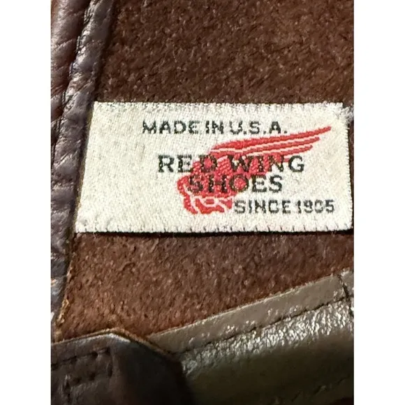 Red Wing Boots Pecos Pull-on Soft Toe Size 10 1133 Made in USA Work Boots EUC