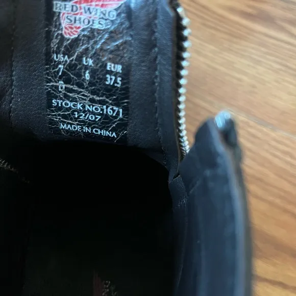 Red Wing Double Zip Moto Boots