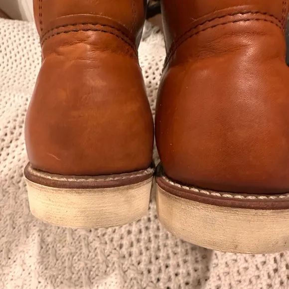 RED WING PECOS SIZE 13 Men's Brown Leather Boots