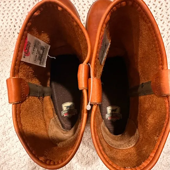 RED WING PECOS SIZE 13 Men's Brown Leather Boots