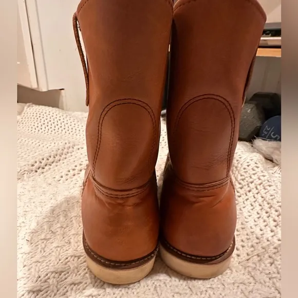 RED WING PECOS SIZE 13 Men's Brown Leather Boots