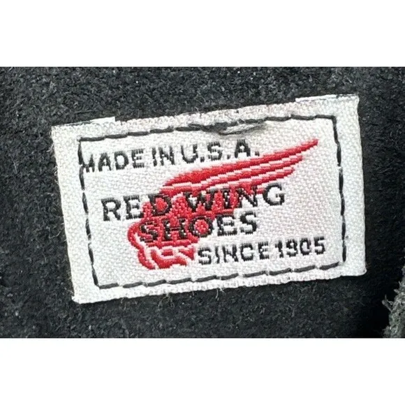Red Wing Style 202 Red Leather Moc Toe Made In USA Boots