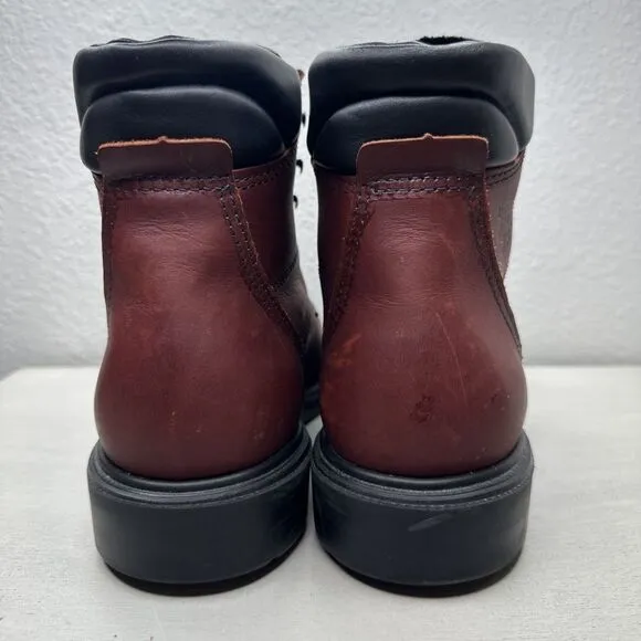 Red Wing Style 202 Red Leather Moc Toe Made In USA Boots