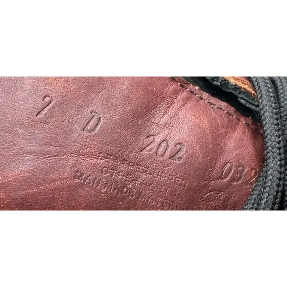 Red Wing Style 202 Red Leather Moc Toe Made In USA Boots