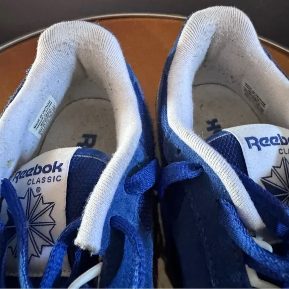 Reebok Classics Royal Blue Sneakers Men's Size 8.5