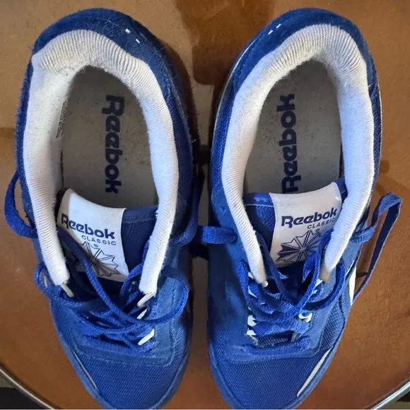 Reebok Classics Royal Blue Sneakers Men's Size 8.5