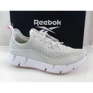 Reebok ZIG SKY Running Shoes Lace Up Sneaker Comfort Footbed Grey Size 8
