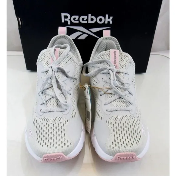 Reebok ZIG SKY Running Shoes Lace Up Sneaker Comfort Footbed Grey Size 8