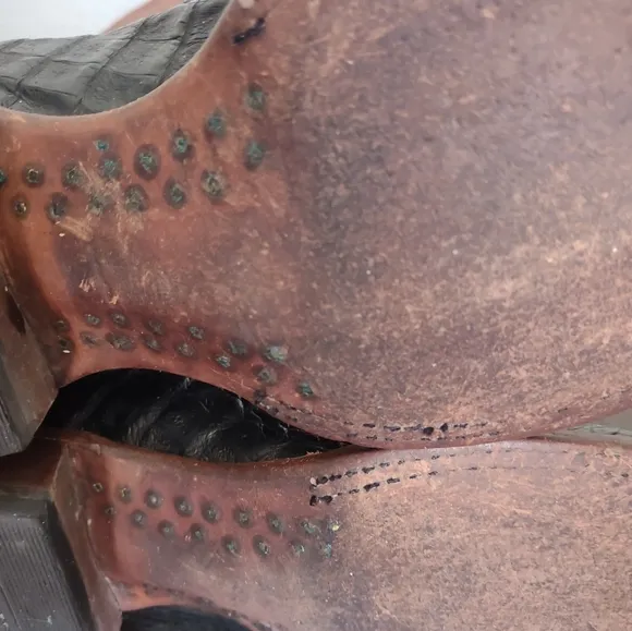 Resistol Ranch By Lucchese Caiman Round Toe Cowboy Boots Men's Size 11 D