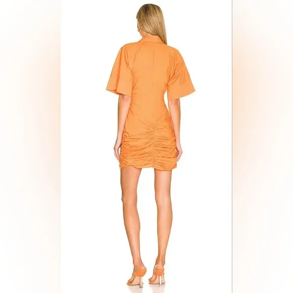 Revolve L'ACADEMIE Melissa Mini Poplin Shirtdress NWOT Sz L Summer Day To Night
