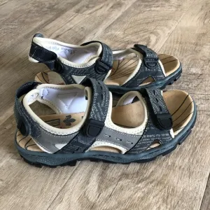 Rieker Hook and Loop Hiking Sandals.