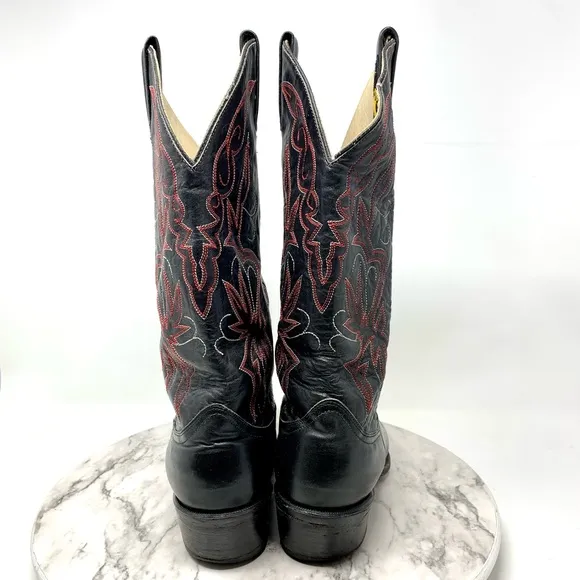 Rio Bravo Leather Western Boots 9.5 Mens Rodeo Barn Cowboy Riding Utility Work