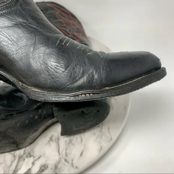 Rio Bravo Leather Western Boots 9.5 Mens Rodeo Barn Cowboy Riding Utility Work