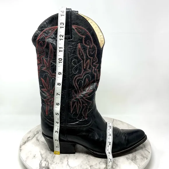 Rio Bravo Leather Western Boots 9.5 Mens Rodeo Barn Cowboy Riding Utility Work