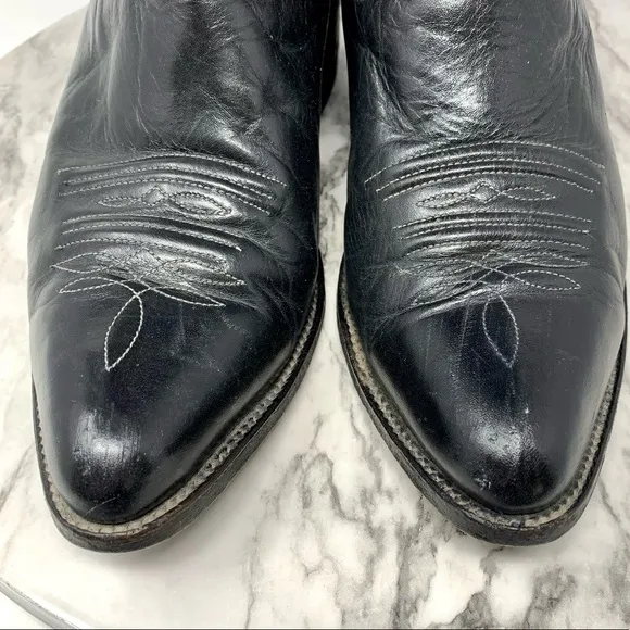 Rio Bravo Leather Western Boots 9.5 Mens Rodeo Barn Cowboy Riding Utility Work