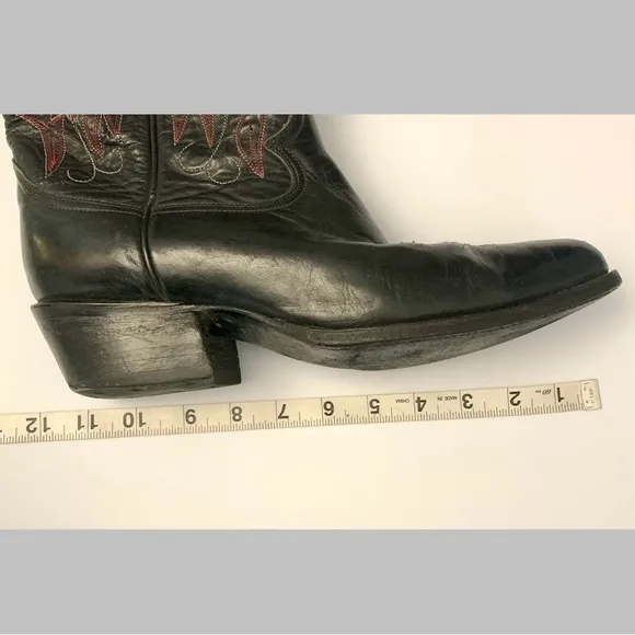 Rio Bravo Leather Western Boots 9.5 Mens Rodeo Barn Cowboy Riding Utility Work