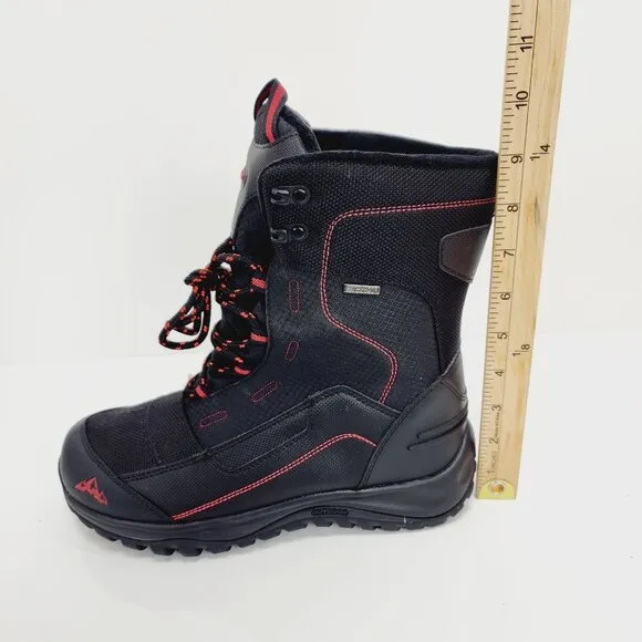 Rockmark Winter Snow Boots Men's Sz 7 Black Outdoor Warm Mid Calf Waterproof New