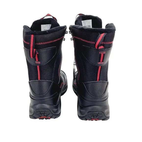 Rockmark Winter Snow Boots Men's Sz 7 Black Outdoor Warm Mid Calf Waterproof New