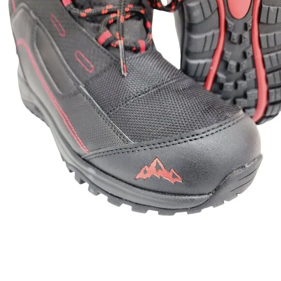 Rockmark Winter Snow Boots Men's Sz 7 Black Outdoor Warm Mid Calf Waterproof New