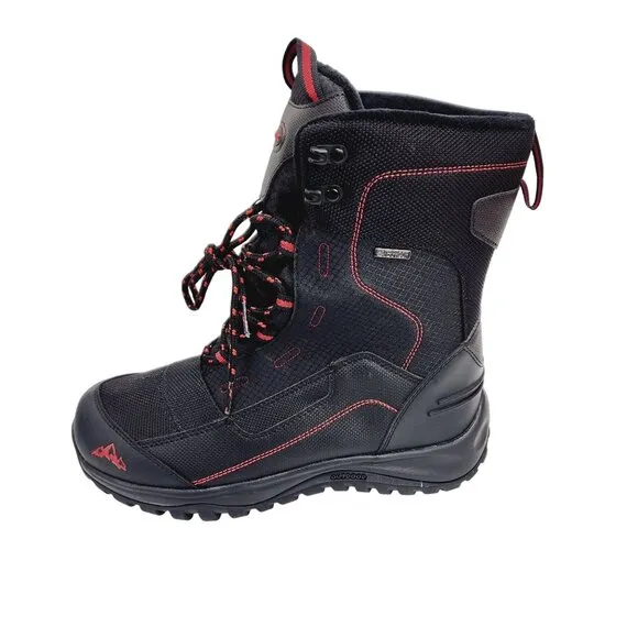 Rockmark Winter Snow Boots Men's Sz 7 Black Outdoor Warm Mid Calf Waterproof New