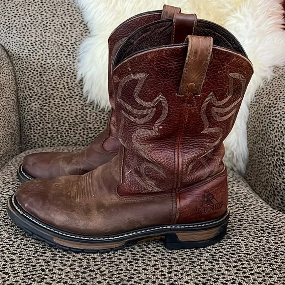 Rocky brown leather boots - size 13W