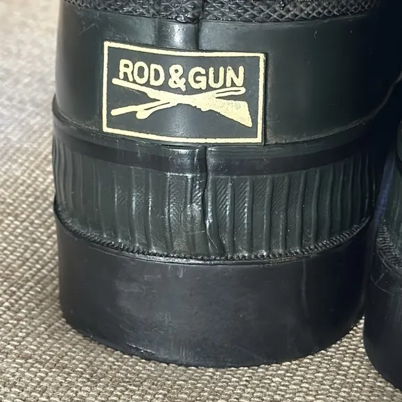 Rod &amp; Gun Steel Shank Thinsulate Hunting Duck Boots Winter Chore Cushion Lace Up