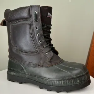Rod &amp; Gun Steel Shank Thinsulate Hunting Duck Boots Winter Chore Cushion Lace Up