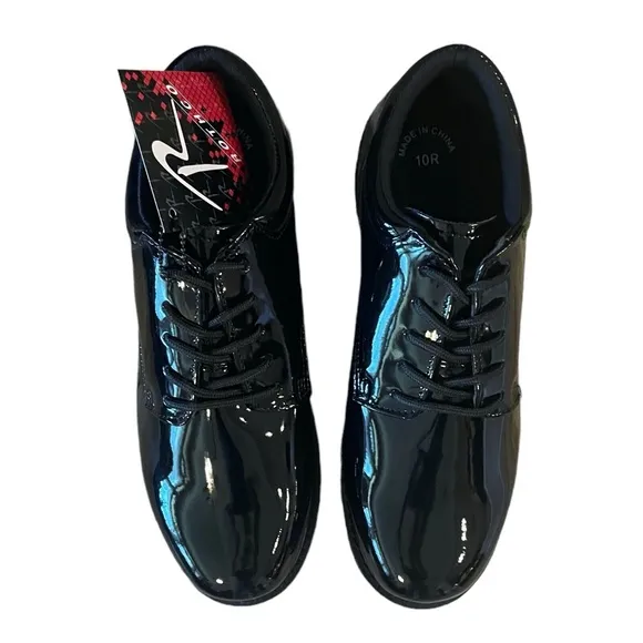 Rothco Mens Hi Gloss Black Uniform Oxford Heavy Duty Work Sole Shoes Size 13 New