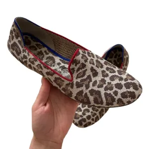 Rothy's Animal Print Leopard Slip-on Loafers Brown 7.5