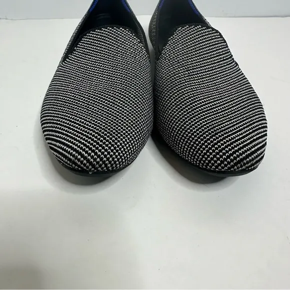 Rothy’s Black/White The Almond Loafer Flats Size 7